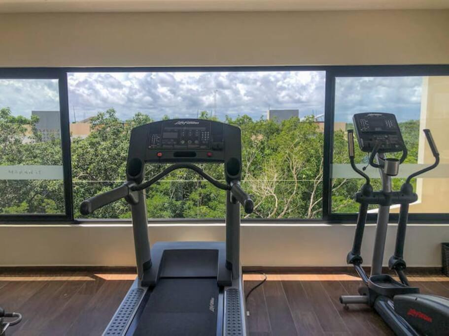 Suit Next To The Common Top Roof Exclusive Building Kingsize Bed 2 Super Pools, Gym, Grill Tulum Extérieur photo