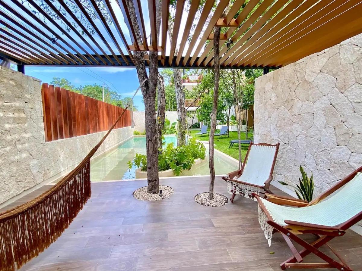 Suit Next To The Common Top Roof Exclusive Building Kingsize Bed 2 Super Pools, Gym, Grill Tulum Extérieur photo