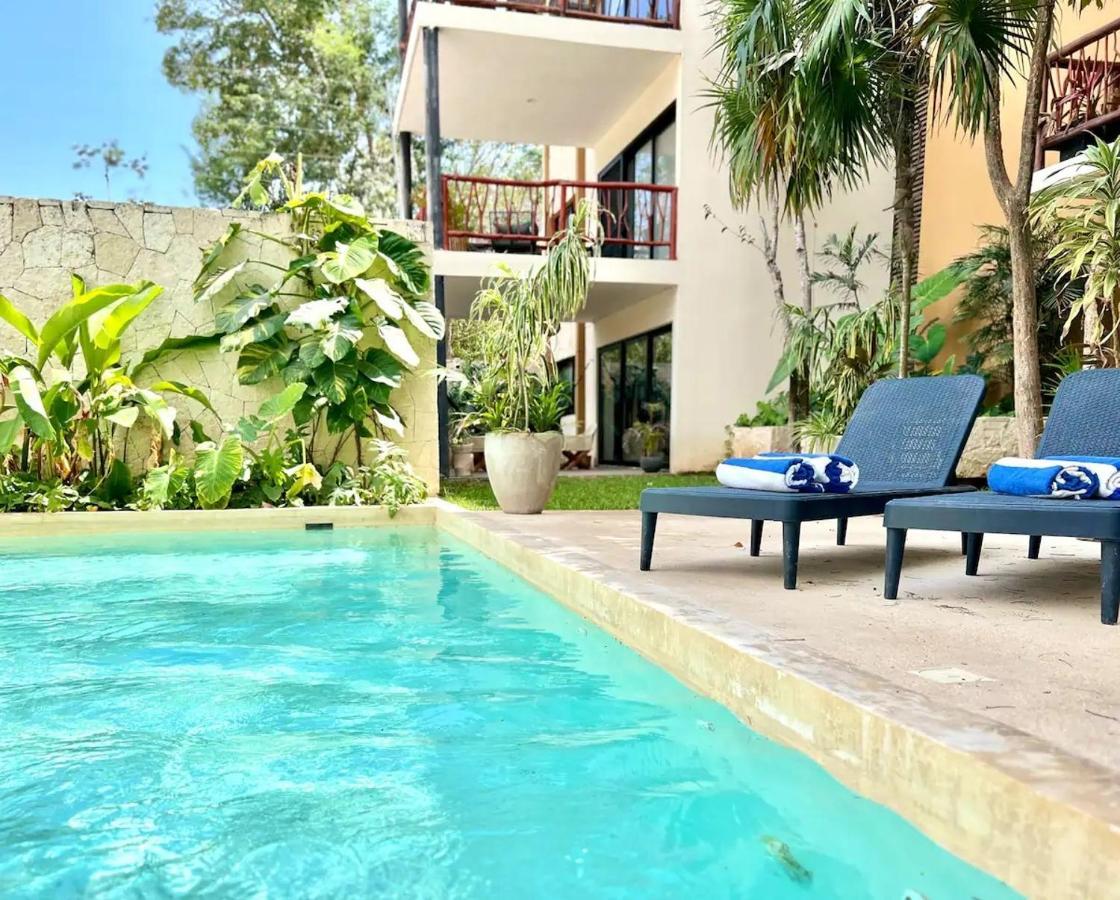 Suit Next To The Common Top Roof Exclusive Building Kingsize Bed 2 Super Pools, Gym, Grill Tulum Extérieur photo