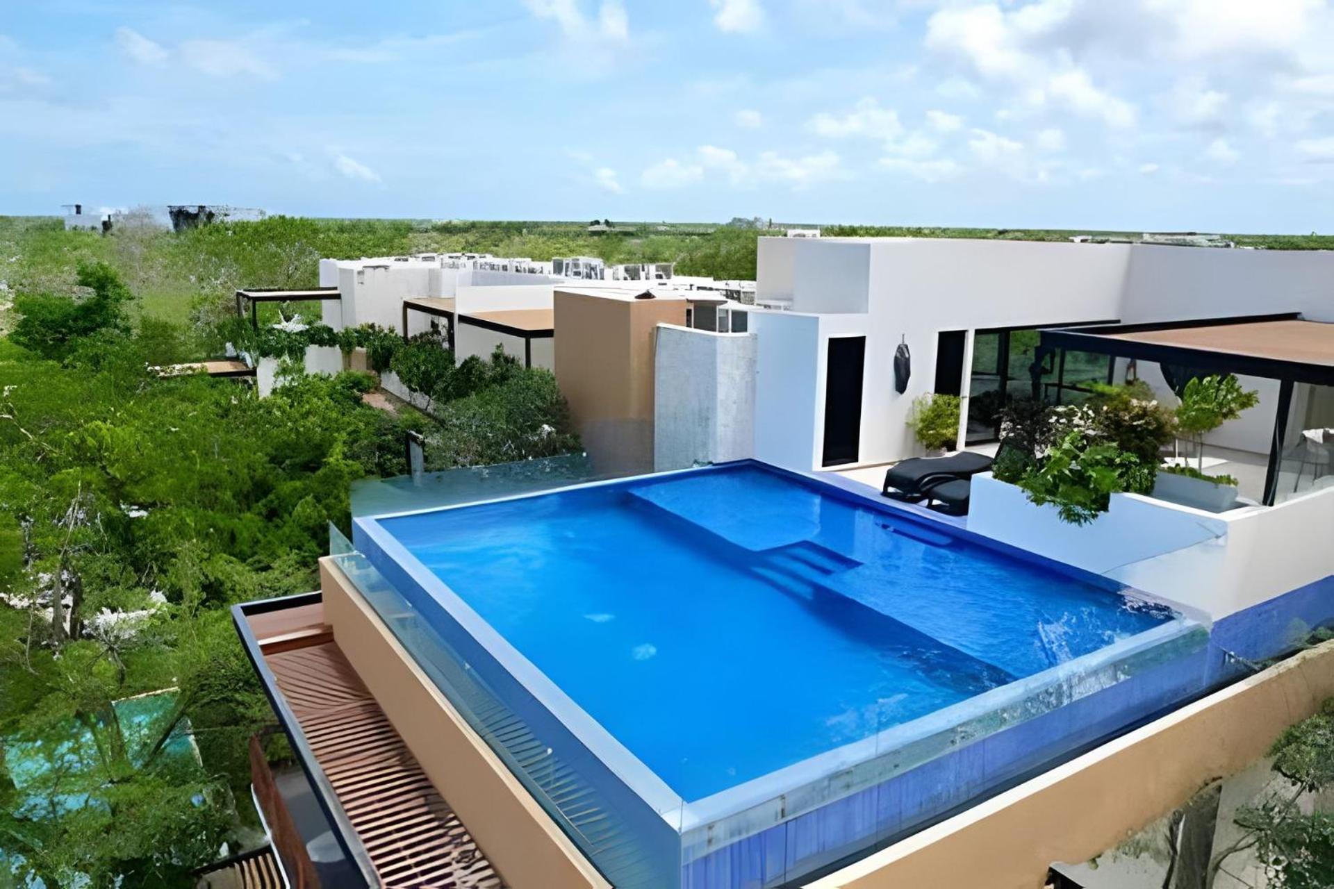 Suit Next To The Common Top Roof Exclusive Building Kingsize Bed 2 Super Pools, Gym, Grill Tulum Extérieur photo